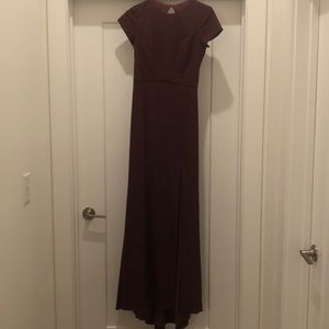 Amsale Bridesmaid Dress Ruby Color Size 6